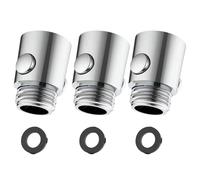 Pack of 3 G1/2 Flows Restrictor Shower Valves Water Flowing Regulators ABS Water Saving Control for Handheld Showerheads Shower Stop Valves