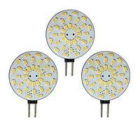 Pack of 3 - G4 LED Dimmable Bulb with 2 W 36x SMD 12 V AC/DC 120 ° (Round) Bulb G4 Cap Halogen Replacement Lamp Dimmer