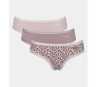 Pack of 3 Go Crush Hipsters in Cotton Pink+Mauve+printed