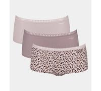 Pack of 3 Go Crush Shorts in Cotton Pink+Mauve+printed