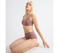 Pack of 3 Go Daily Cotton High Waist Briefs Cocoa