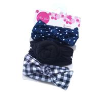 Pack of 3 Hair Bobbles for Girls, Cute Scrunchies Hair Accessories, Strong Hold Hair Rings Braid Elastic, Small Hair Bobbles Elastic Hair Bands, Hair Bands for Ponytail Holder, Black B