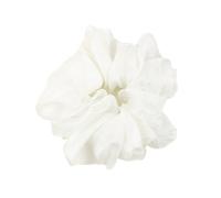 Pack of 3 Hair Bobbles Hair Accessories Chiffon Organza Hair Rings Hair Band Large Hold Elastic Hair Wiggle for Girls and Women, Beige