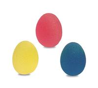 Pack of 3 Hand Strengthening Stress Relief Therapy Balls - Eleoption Reusable Friendly Hand Finger/Grip/Strengthen/Therapy Stress Egg Balls Soft & Medium & Firm, Resistance Exercise Squeeze Eggs