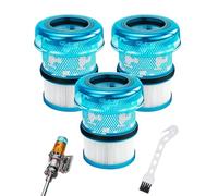 Pack of 3 HEPA Filter Replacement Parts for Dyson V16 Piston Animal, Filter Replacement for Dyson V16 Piston Animal Submarine DS60 Wet and Dry Vacuum Cleaner, 3 Filters, 1 Cleaning Brush