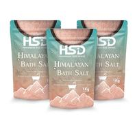 Pack of 3 Himalayan Bath Salt 1Kg, Pure Mineral Bathing Salt, Salt for Bath