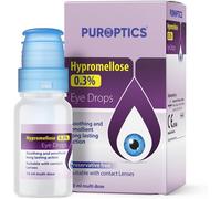 (Pack of 3) Hypromellose 0.3% Preservative Free Eye Drops