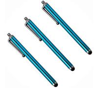 Pack of 3 Large Stylus Pens for Samsung Galaxy A01 Smartphone Tablet Universal Writing (Blue)