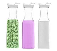 Pack of 3 Liquid Laundry Detergent Dispenser,1.5L PET Laundry Detergent Storage Container, Reusable Detergent Storage for Fabric Softener, Scent Booster