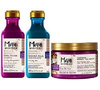 (Pack of 3) Maui Moisture Revive & Hydrate Shea Butter SHAMPOO & Nourish & Moisture Coconut Milk CONDITIONER x 385ml & Revive & Hydrate Shea Butter HAIR MASK x 340g