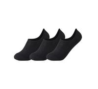 Pack Of 3- Mens Black Trainer Line Cotton No Show Socks, Low Cut Invisible Ankle Socks with Non Slip Grip Mens Casual Sneaker Liner Socks For Male-Size UK 6-11.