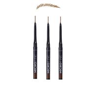 Pack of 3 Micro Fine Brow retractable pencil DARK BROWN replaces Glimmerstick for Brows, no need to sharpen, by Avon.