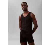 Pack of 3 Microfibre Vests black + black + black