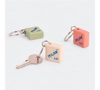 Pack of 3 MILAN 430 Rubber Key Rings