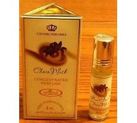 PACK OF 3 MUSKS PERFUMES CHOCO MUSK AL REHAB 6 ML NOTES: Vanilla, Hot, Chocolate, Sweet