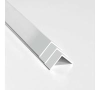 Pack of 3 nielsen Aluminium L-Shaped Angle Profile, Matt Anodized, 2000x15x15 mm, Thickness 1mm, Length 2m, Corner Trim, Edge Protection, Finishing and Decoration