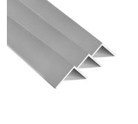 nielsen Aluminium L-Shaped Angle Profile - Pack of 3 -Matt Anodized, 2000x40x40 mm, 2mm Thick, 2m Length - Corner Trim, Edge Protection, Decorative Finishing
