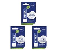 Pack of 3, Nivea Lip Care Balms Original