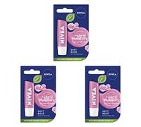 Pack of 3, Nivea Lip Care Balms Soft Rose