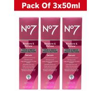 Pack Of 3 No7 Restore & Renew Face & Neck Multi Action Serum 3x50ml