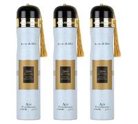 Pack of 3, Oud Romancea Air Freshener 300ML, Long-Lasting Arabic Oud Room Spray, Oriental Woody Fragrance Home, Car & Office Luxurious Arabian Scent