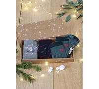 Pack of 3 Pairs of Christmas Socks for Boys night blue