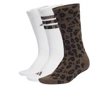 Pack of 3 Pairs of Crew Socks Leopard Print
