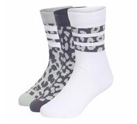 Pack of 3 Pairs of Crew Socks Leopard Print