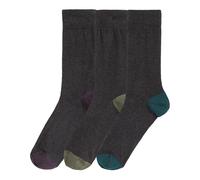Pack of 3 Pairs of Mix & Match Socks grey + grey + grey