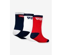 Pack of 3 pairs of regular cut Batwing socks LEVI'S KID'S navy blue