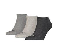 Pack of 3 Pairs of Socks in Cotton Blend Grey/Grey Marl/Anthracite Grey
