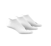 adidas Thin And Light Three Pack No Show Socks White/Black 11