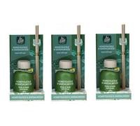 Pack Of 3 Pan Aroma Honeysuckle & Sandalwood Reed Diffusers 50Ml