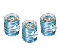 Pack Of 3 Pan Aroma Pure Cotton Ribbed Glass Candles 120G