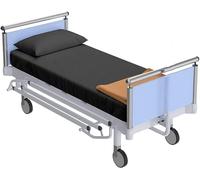 Pack of 3 Pcs Fitted Sheets Only for Hospital Adjustable Bed Cotton, Dark Gray Solid Standard 36" x 80" X 6", Soft & Comfy Cotton Sheet - 800 TC for Home Care Patients/Hospital Beds/Adjustable Beds