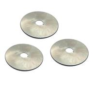 Pack of 3 Pcs Slitting Saw Cutting HSS M2 Blades-Keyway Hole (4 Inch OD x 2 mm Thickness x 1 Inch Bore)