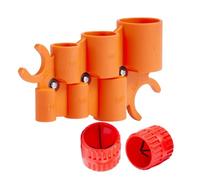 Pack of 3 Permanent Pipe Deburring Set and Depth Measurer Highlighting 6 Size Preferences for Accurate Pipe Depth Assessment in ABS Polystyrene Substance Depth Measure