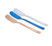 Pack of 3 Personalised Butter Knives 304 Stainless Steel Engraving Choice of Text, Knife for Painting Cheese Butter or Jam, Gift for Dinner Parties