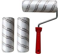 Pack of 3 Polyamide Rollers 24 cm Roll Roller with Holder for 2K Epoxy Resin/Polyurethane Floor Coating Epoxy Primer Sealant Top Coat