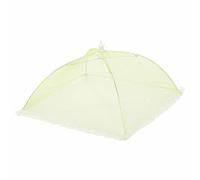 Pack of 3 Pop up Mesh Food Cover| 17” Tent Umbrella, Domes for Cake, Fruit, BBQ, Food| Reusable, Collapsible| Ideal for Outdoors, Parties, Picnics, Protection from Insects, Flies, Bugs (Green)
