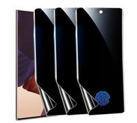 [Pack of 3] Privacy Screen Protector for Samsung Galaxy Note 20 Ultra, Support Fingerprint Unlocking, Anti-Spy Flexible TPU Screen Protector for Samsung Note 20 Ultra 6.9 Inch