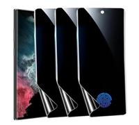 [Pack of 3] Privacy Screen Protector for Samsung Galaxy S22 Ultra, Support Fingerprint Unlocking, Anti-Spy Flexible TPU Screen Protector for Samsung S22 Ultra 6.8 Inch