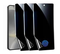 [Pack of 3] Privacy Screen Protector for Samsung Galaxy S24, Support Fingerprint Unlocking, Anti-Spy Flexible TPU Screen Protector for Samsung S24 6.2 Inch