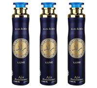 Pack of 3, Raed Luxe Air Freshener Spray 300ML, Long Lasting Luxurious Arabic Fragrance Home, Office & Car Oriental Scent Room Spray
