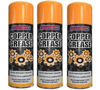 Pack Of 3, Rapide Copper Grease Spray, 250ml, Anti-Seize Lubricant, Protects Brake Parts