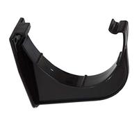 Pack of 3 RD509B Polypipe Polyflow Deep Capacity Fascia Bracket RD509 for 117mmx 75mm PVCu Half Round deepline guttering Systems Colour: (Black)