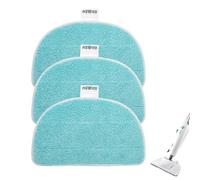 Pack of 3 Replacement Pads for Leifheit CleanTenso Power 2.0 Steam Cleaner, 33 x 19.5 cm Microfibre Steam Mop Cover for a Pore Deep, Efficient Steam Mop Replacement with Base for CleanTenso Power