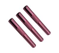 Pack of 3 Reusable Metal Drinking Shot Snorter Straw Fun Party Game Accessories Aluminium Portable - You Only Live Once - Logo Design in Pink Colour Giditrus