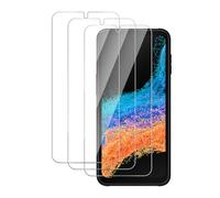 Pack of 3 Screen Protectors for Samsung Galaxy XCover 6 Pro, HD Screen | Tempered glass screen protector, 9H hardness, does not affect the case, anti-scratch, anti-oil