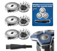 Pack of 3 SH71/52 Replacement Shaving Heads Compatible with Philips, SH71 Replacement Heads for Series 7000(S7XXX), Square Series 5000 (S55XX) /S5830/S6600 & S6800, Replacement Blades for Men's Razors